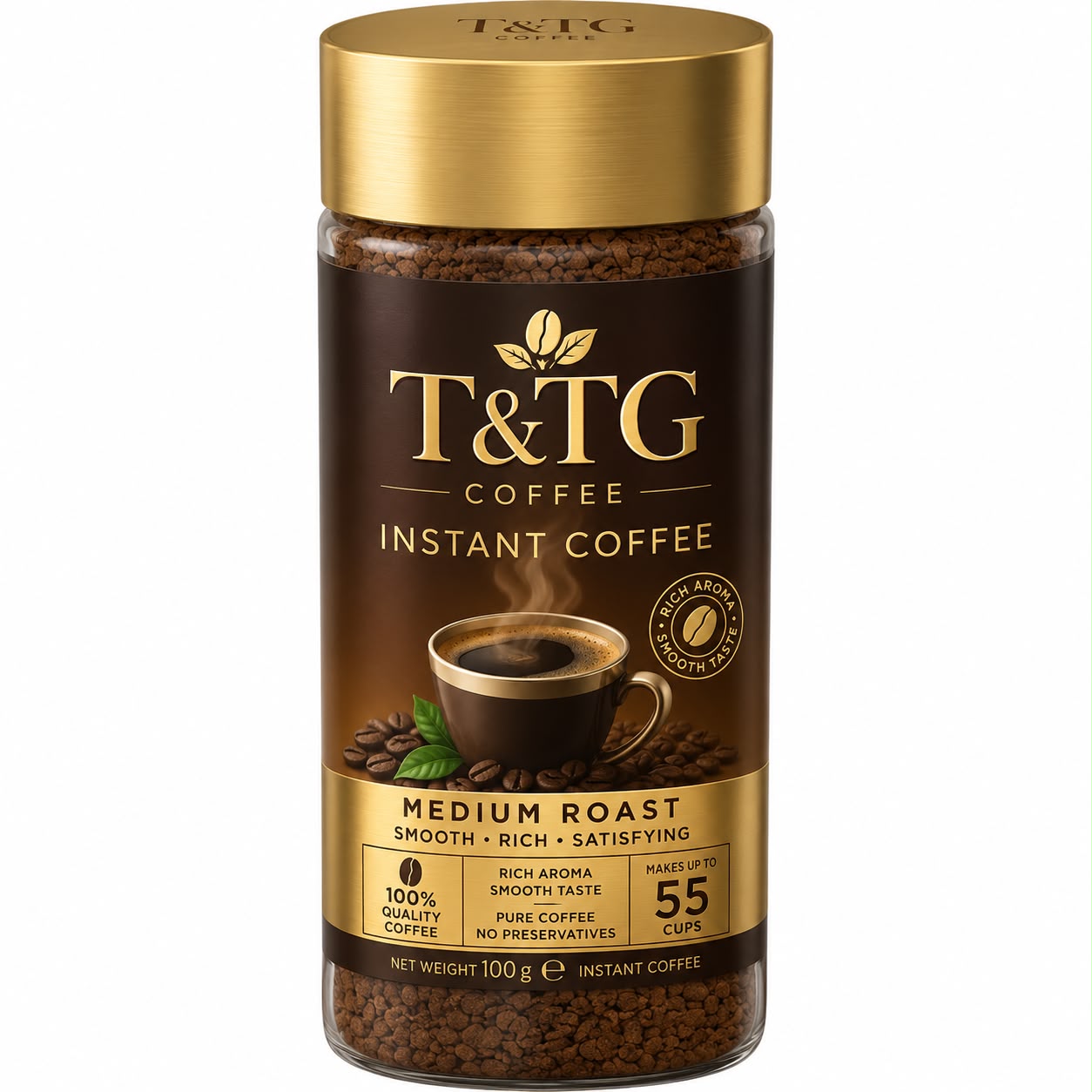 T&TG Instant Coffee — Medium Roast